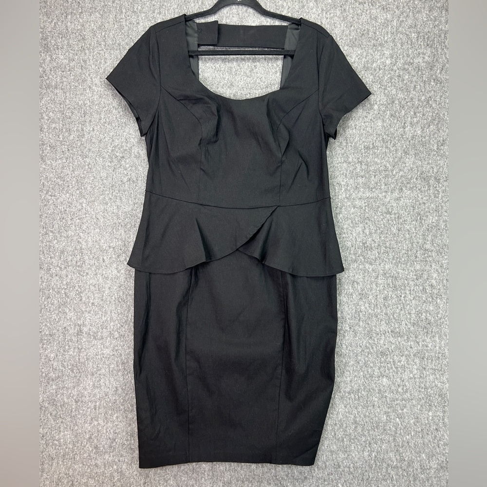torrid Black Peplum Sheath Dress
